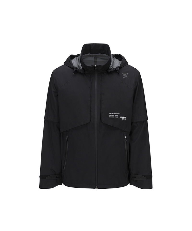 ANEW Men's Rain Jacket - Black