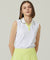 Haley Golf Wear Women Sleeveless Pique T-shirt White