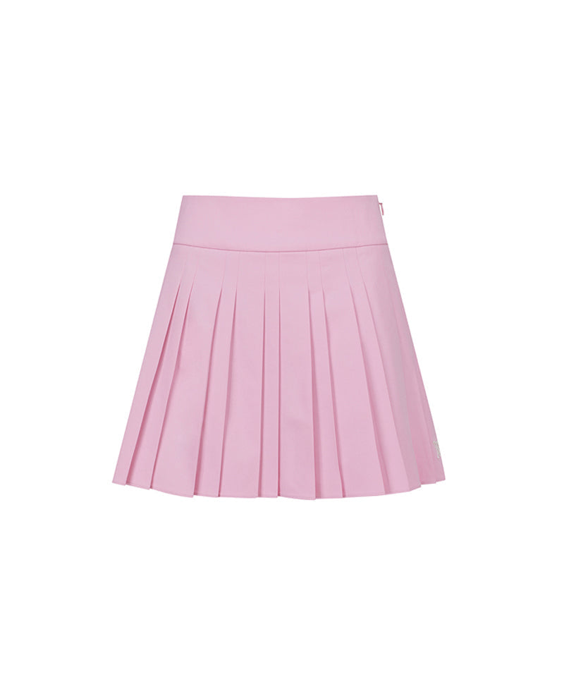 ANEW Golf Women's Asymmetry Pleats Skirt - Light Pink
