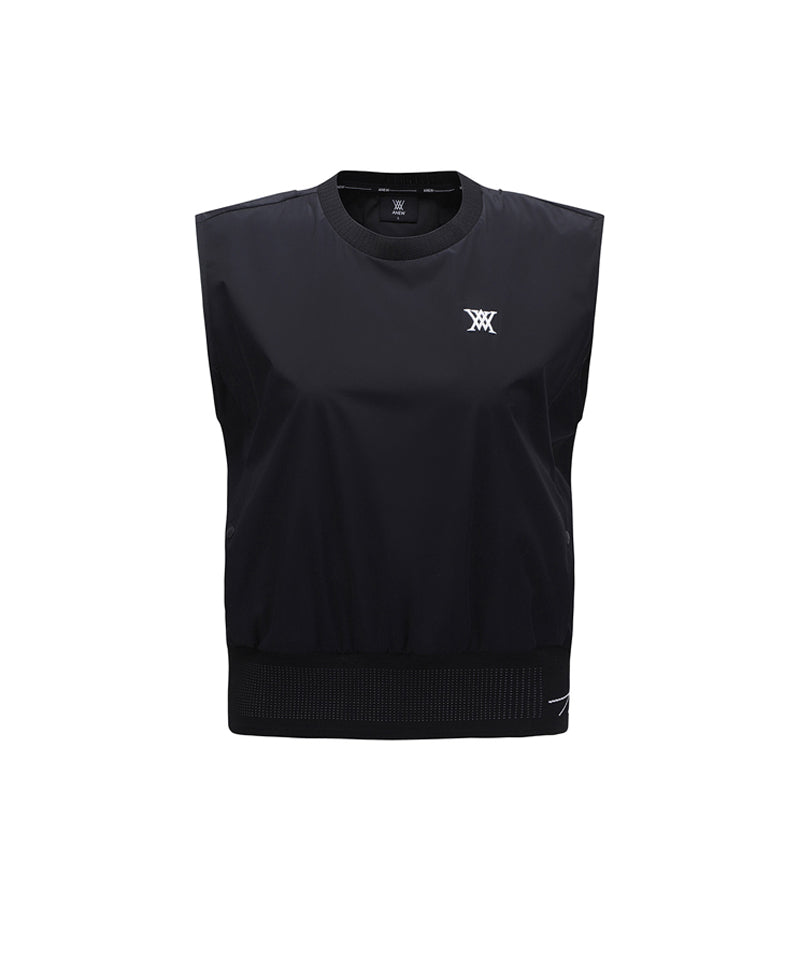 ANEW Golf Women's Wooven Vest - Black