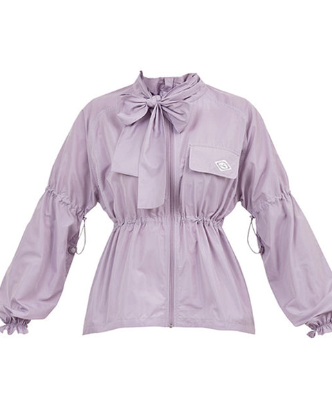J.Jane Shiny Overfit Windbreaker - Lavender