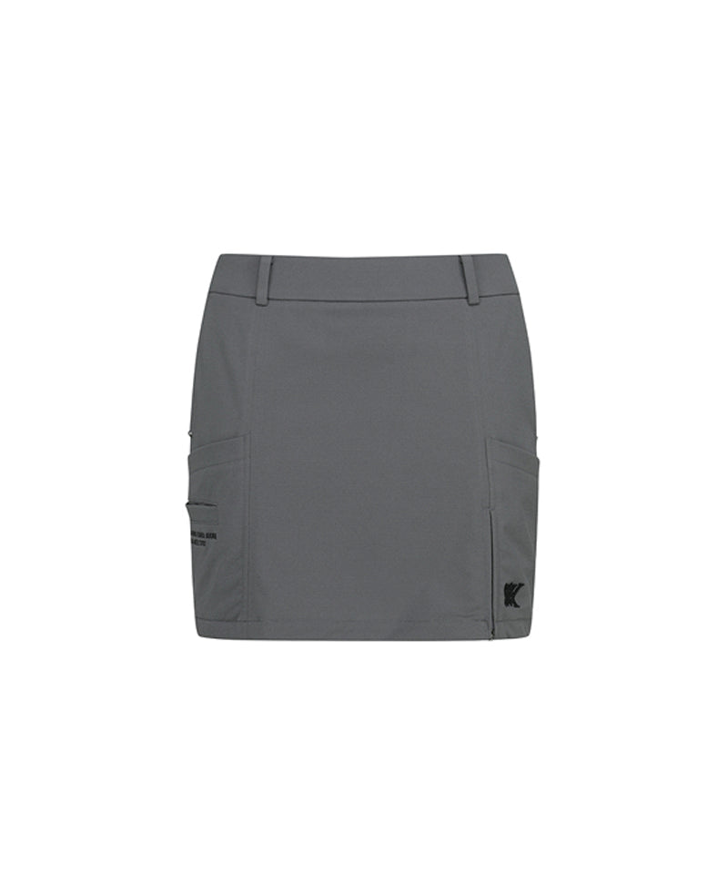 ANEW Golf Women's Incision H-Line Skirt - Gray