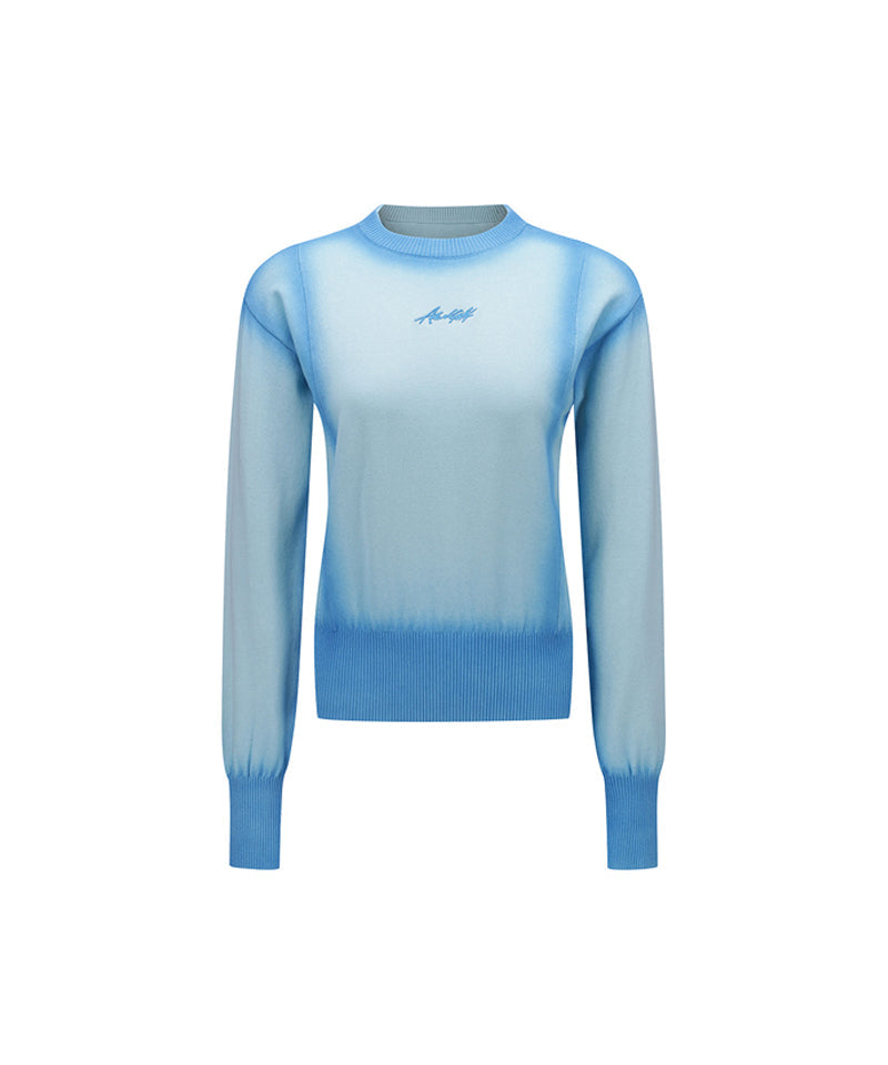 ANEW Golf Women's Vivid Dyeing Pullover - Sky Blue