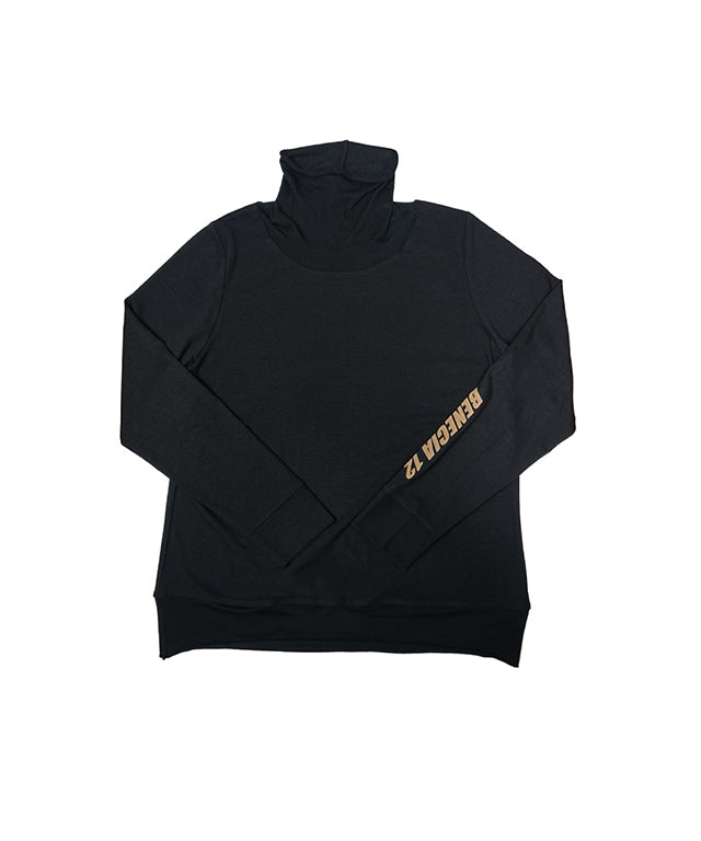BENECIA 12 Detail Turtleneck - Black