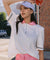 KANDINI Color Round Polo Shirt - Pink