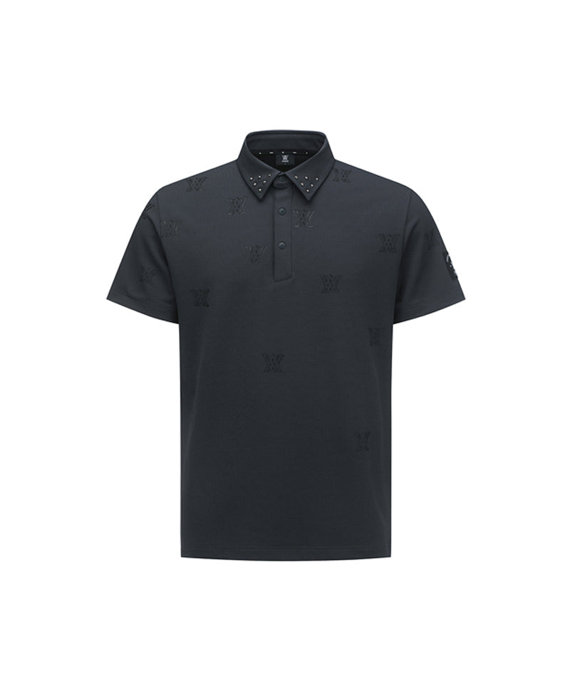 ANEW Men's Logo Point DTP Short T-Shirt - D/Gray