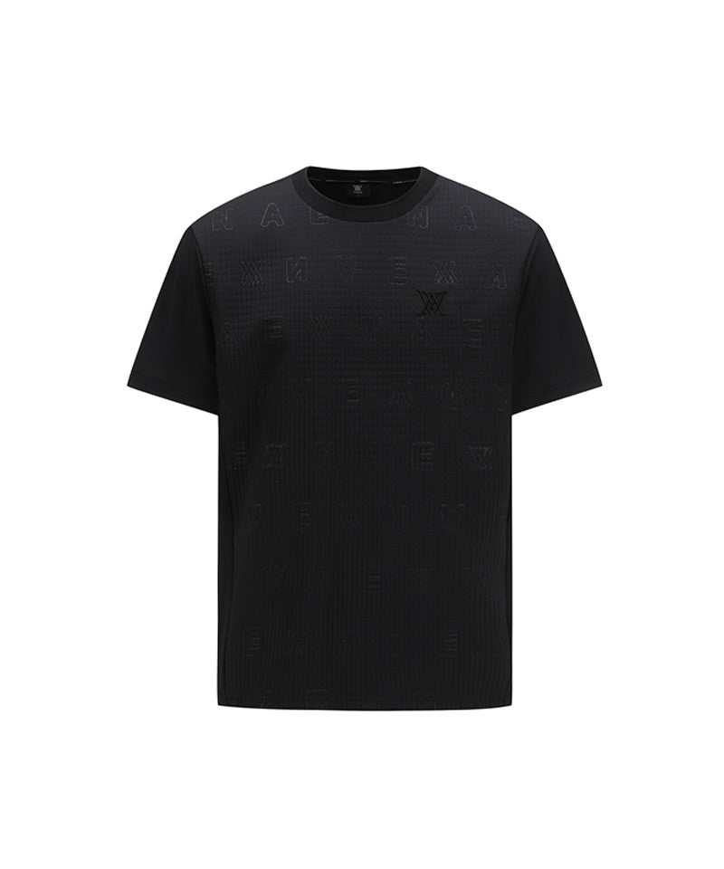 Men's Embo Graphic Short T-Shirt - Black