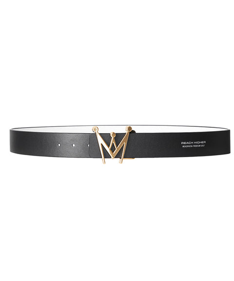 MEASPHERA CROWN REVERSIBLE BELT - GOLD