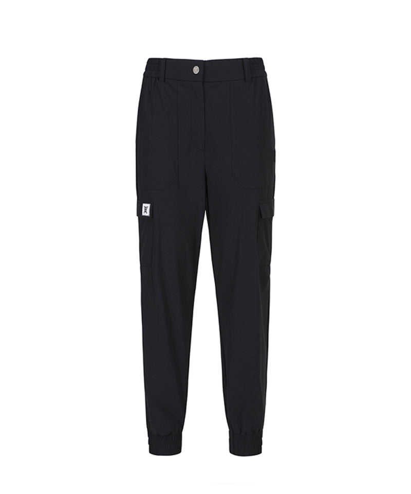 Women's Tricot Cargo Jogger L/PT - Black