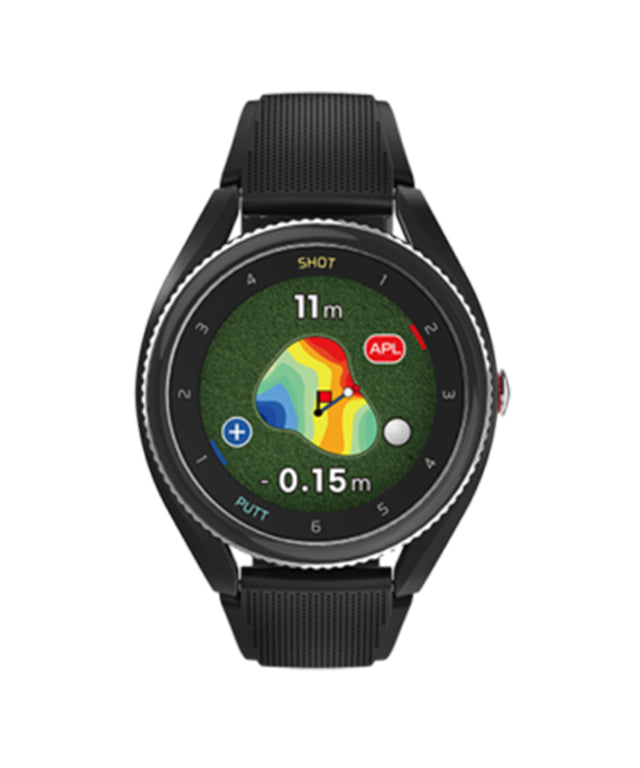 Voice Caddie T9 Golf GPS Watch W/ Green Undulation And V.AI 3.0 Black