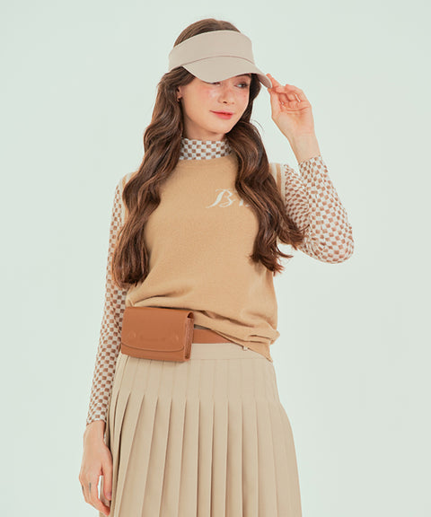BENECIA 12 Cera Pleated Skirt - Beige
