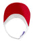 KANDINI Visor Hat - White/Red