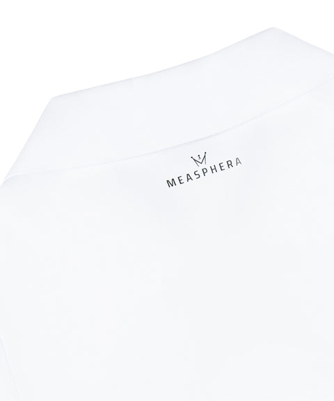 MEASPHERA MEN REGULAR-FIT OPEN COLLAR POLO SHIRT