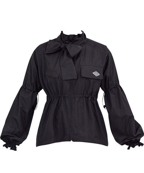 J.Jane Shiny Overfit Windbreaker - Black