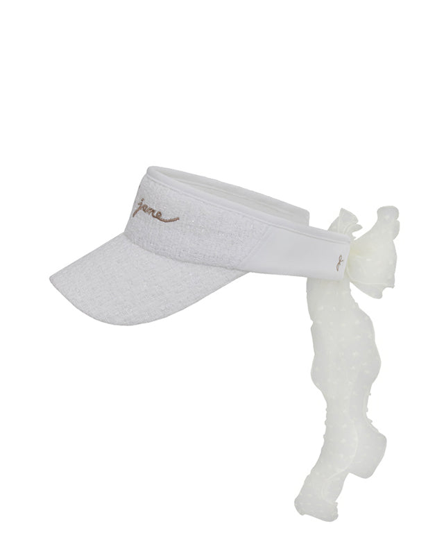 J.Jane Tweed Pearl Ribbon Sun cap
