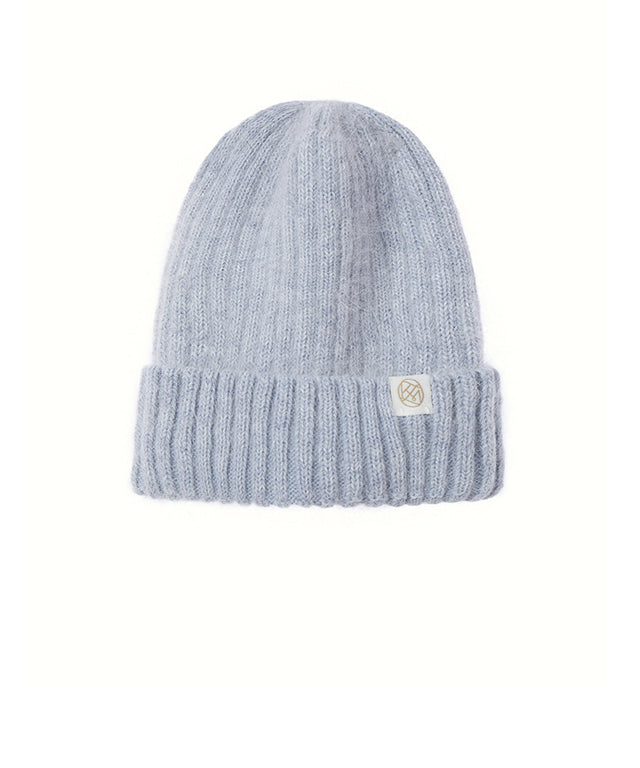 KUME STUDIO Angora Beanie - Sky Blue