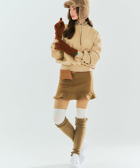 BENECIA 12 Plain Leg Warmer - Khaki
