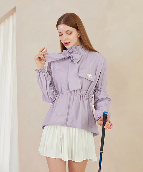 J.Jane Shiny Overfit Windbreaker - Lavender