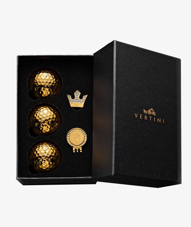 3 Golden Balls + Ball Marker