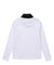 Haley Golf Wear Women's Eco Fur Half Neck Long Sleeve T-shirt White