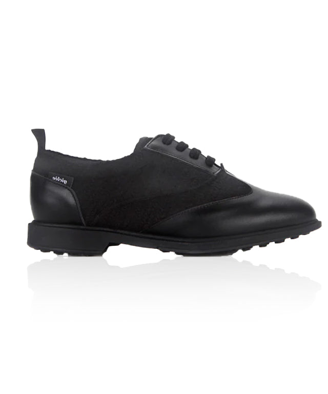 Giclee Warmer Spikeless Golf Shoes- Black