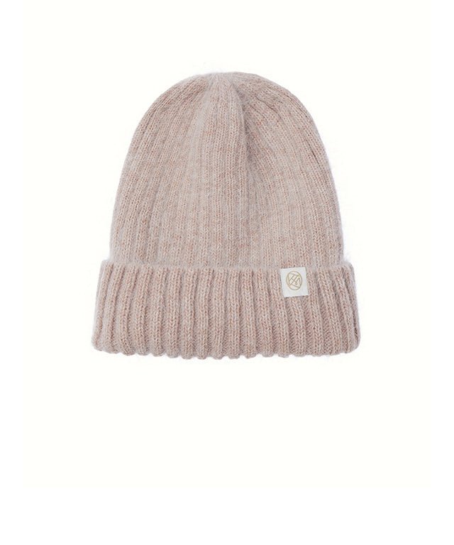 KUME STUDIO Angora Beanie - Pink