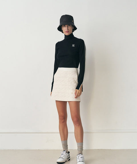 KUME STUDIO Logo Quilted Bucket Hat - Black