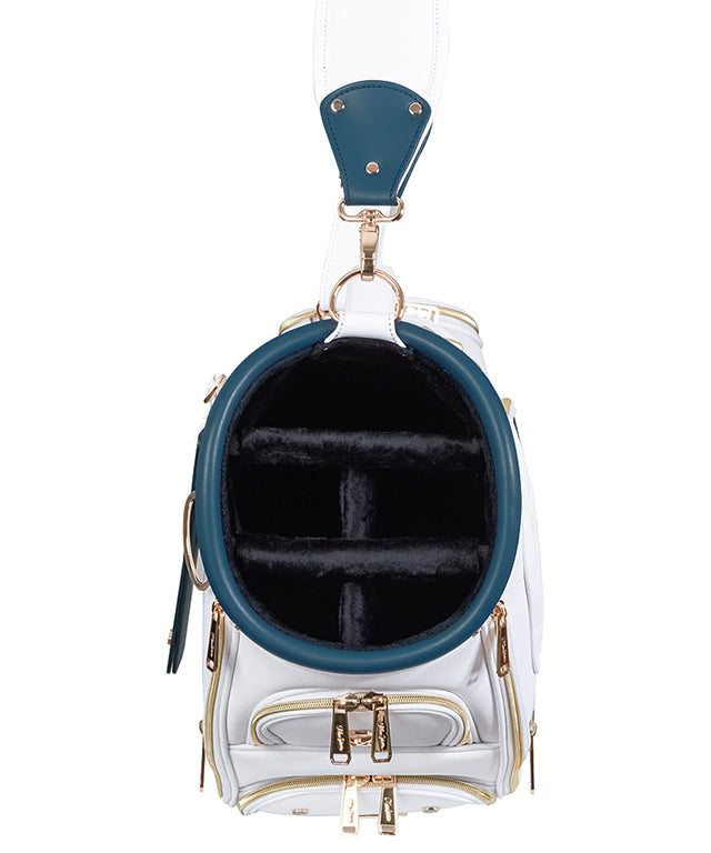 MEASPHERA OCTAGON LUXURY CADDIE BAG - WHITE