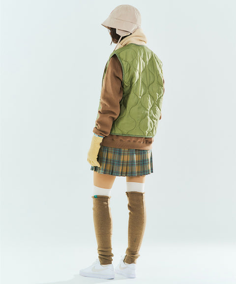 BENECIA 12 Plain Leg Warmer - Khaki