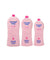 DM  Baby Lotion Head Cover Set Pink