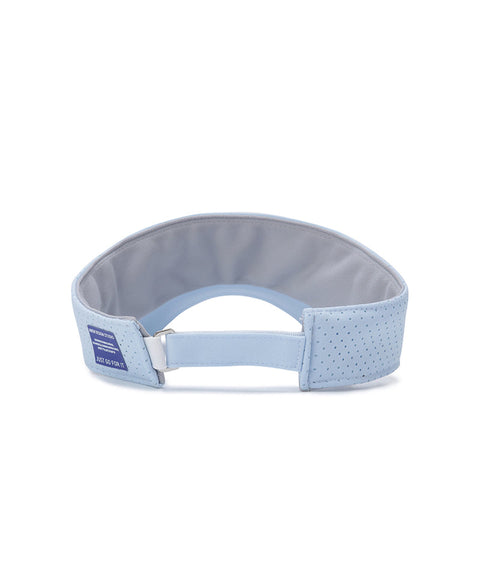 [Warehouse Sale] Men's Two-Tone Logo Visor - Blue