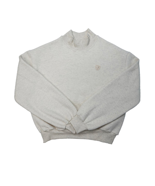 BENECIA 12 Raised Wappen Half Neck Sweatshirt
