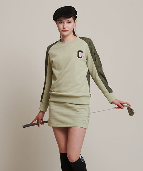 CHUCUCHU Pocket Point Crew Neck - Khaki