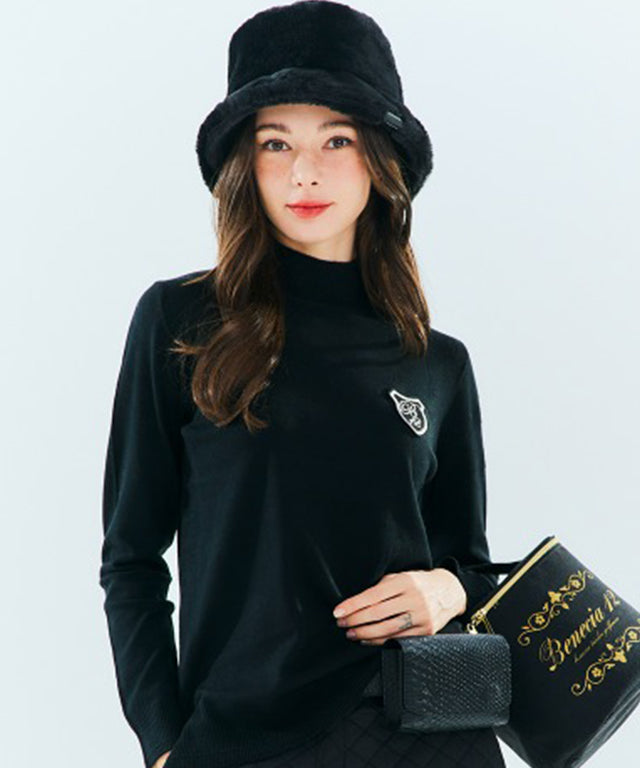 BENECIA 12 Bokashi Half-Neck Polar Black