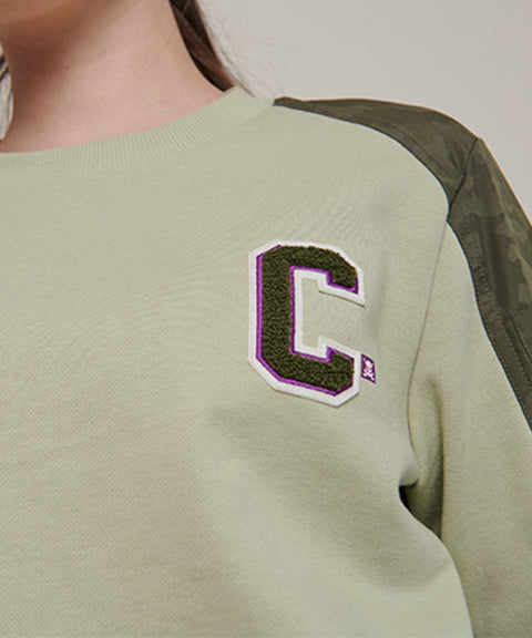 CHUCUCHU Pocket Point Crew Neck - Khaki