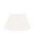 PIV'VEE Coated Pleated Skirt - Cloud White