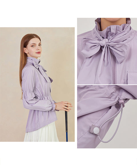 J.Jane Shiny Overfit Windbreaker - Lavender