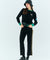 [Warehouse Sale]BENECIA 12 Cozy Lined Color Block Pants - Black