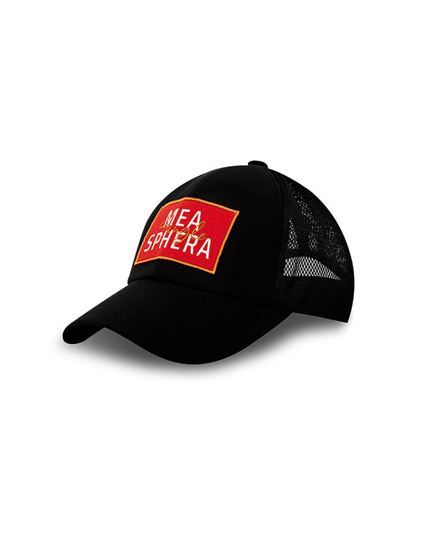 MEASPHERA LOGO PATCH TRUCKER CAP
