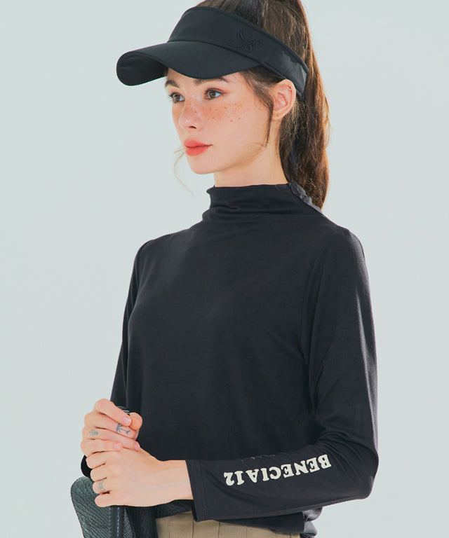 BENECIA 12 Mock Neck Black Base Top
