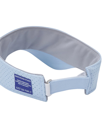 [Warehouse Sale] Men's Two-Tone Logo Visor - Blue