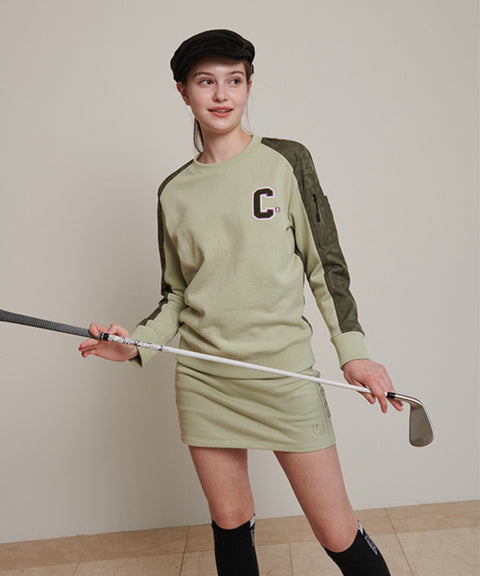 CHUCUCHU Pocket Point Skirt - Khaki