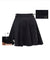 J.Jane Flare Mesh Contrast Skirt - Black