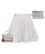 J.Jane Flare Mesh Contrast Skirt - White
