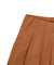 PIV'VEE Coated Pleated Skirt - Squirrel Brown