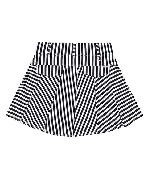 CHUCUCHU Striped Jersey Hull Skirt