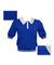 J.Jane Puff Sleeve Half Zip-up Knit - Blue