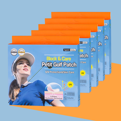 Block & Care - Petit Golf Patch / 50 Patches( 5 boxes )