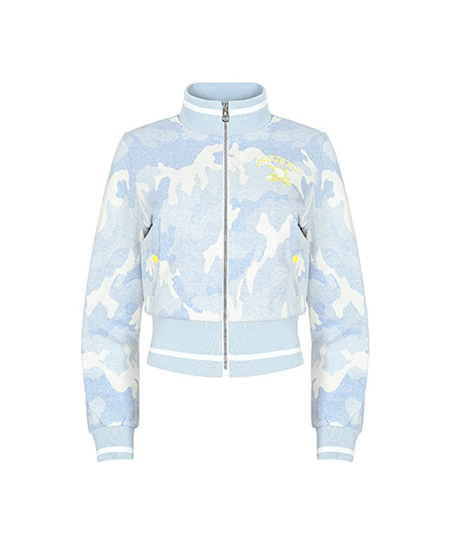 CHUCUCHU Candy Camo Outerwear - Sky Blue