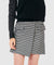 BENECIA 12 Cash Check Unbalance Skirt - Check